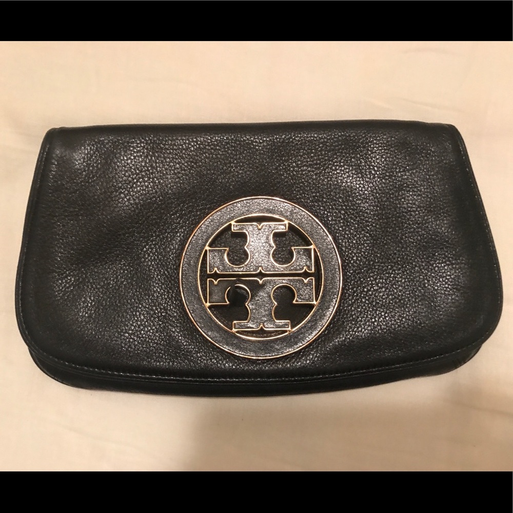 Tory Burch black leather cross body bag